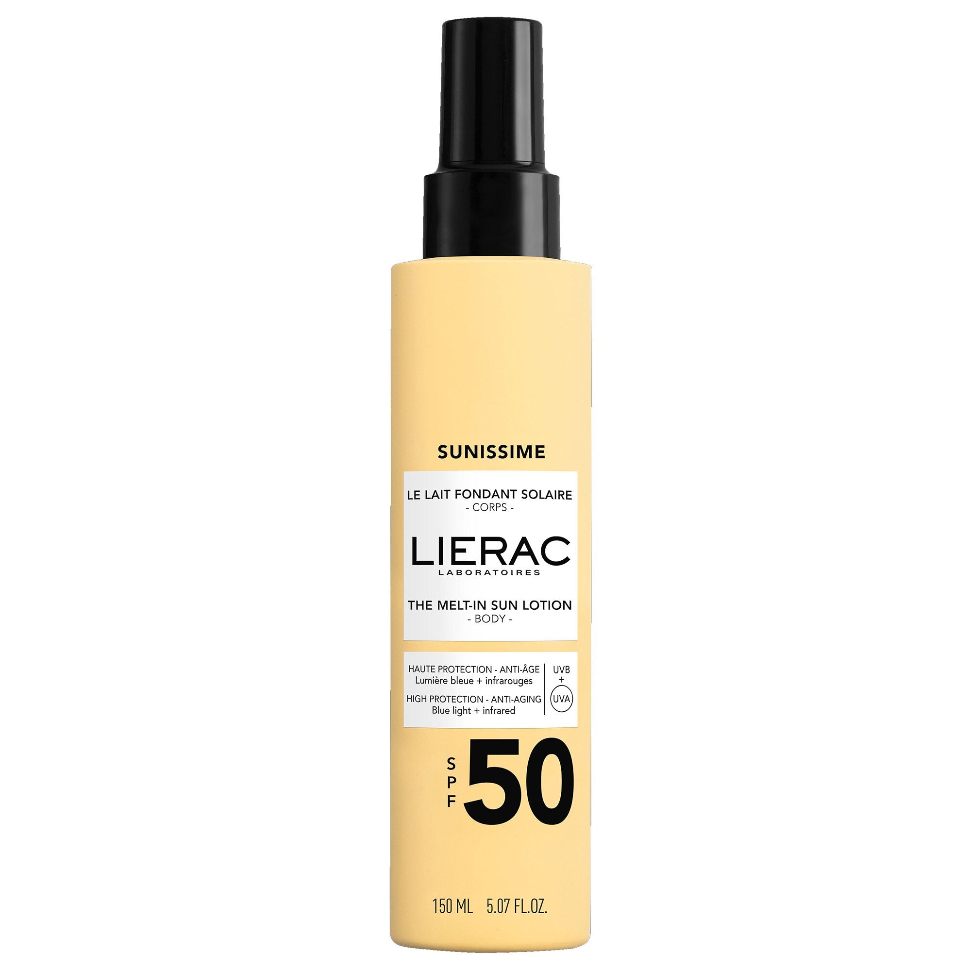 Lierac, Sunissime The Melt-In Sun, Anti-îmbătrânire, Loțiune, SPF50, 150 ml