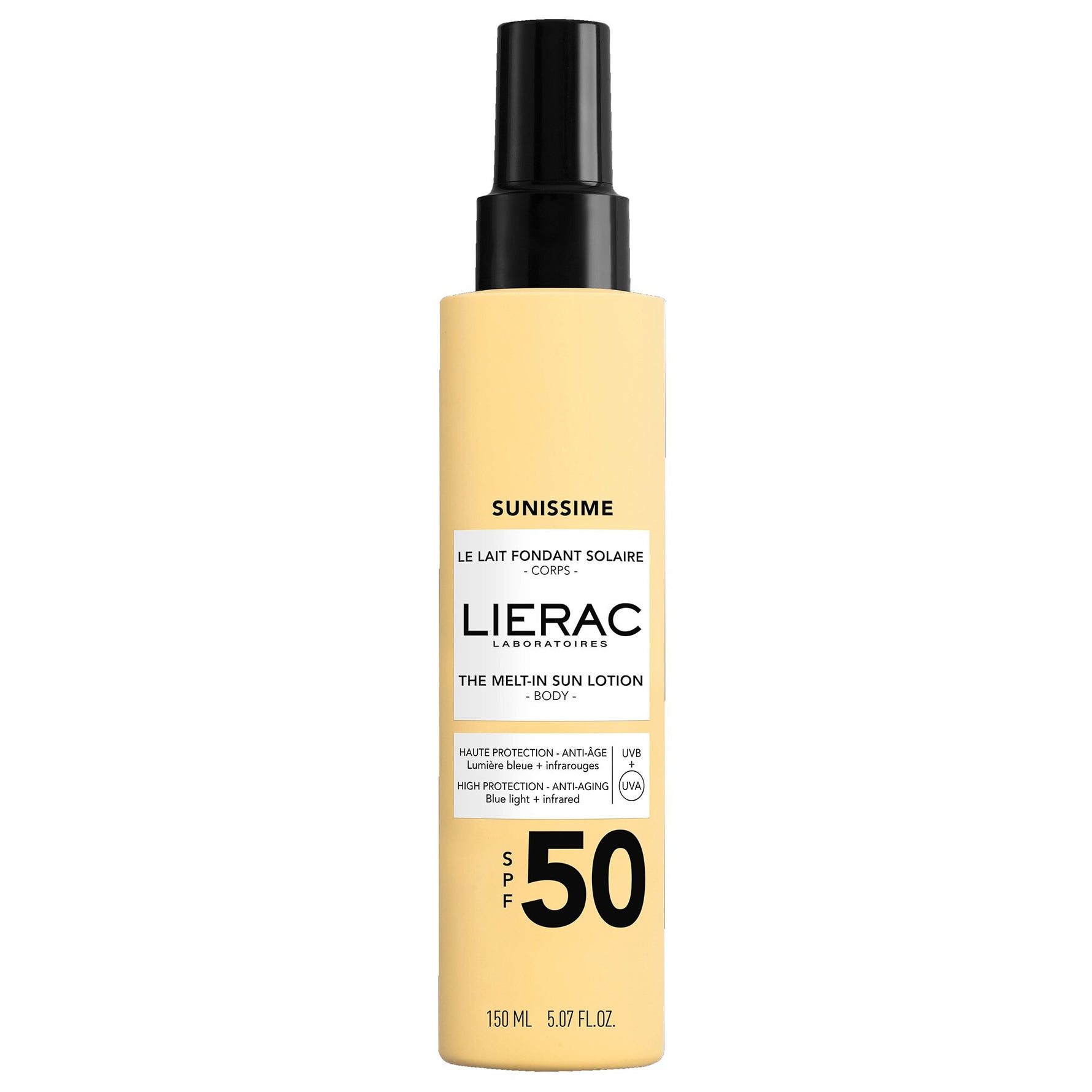 Lierac, Sunissime The Melt-In Sun, Anti-îmbătrânire, Loțiune, SPF50, 150 ml