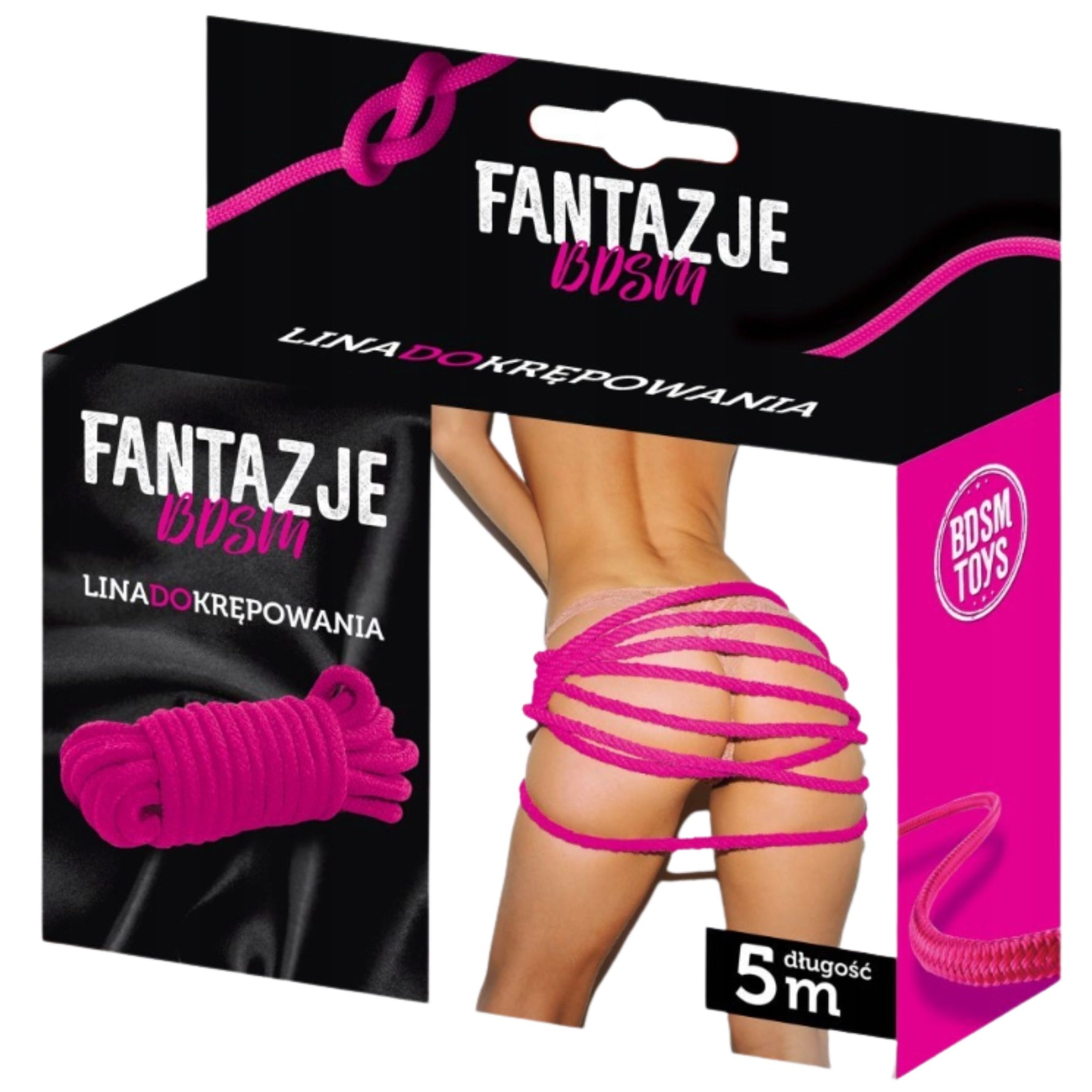 Frânghie de bondage Grammi Pink BDSM