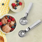 Lingura dozatoare inghetata Flippy, Cool Serving, inox, gri