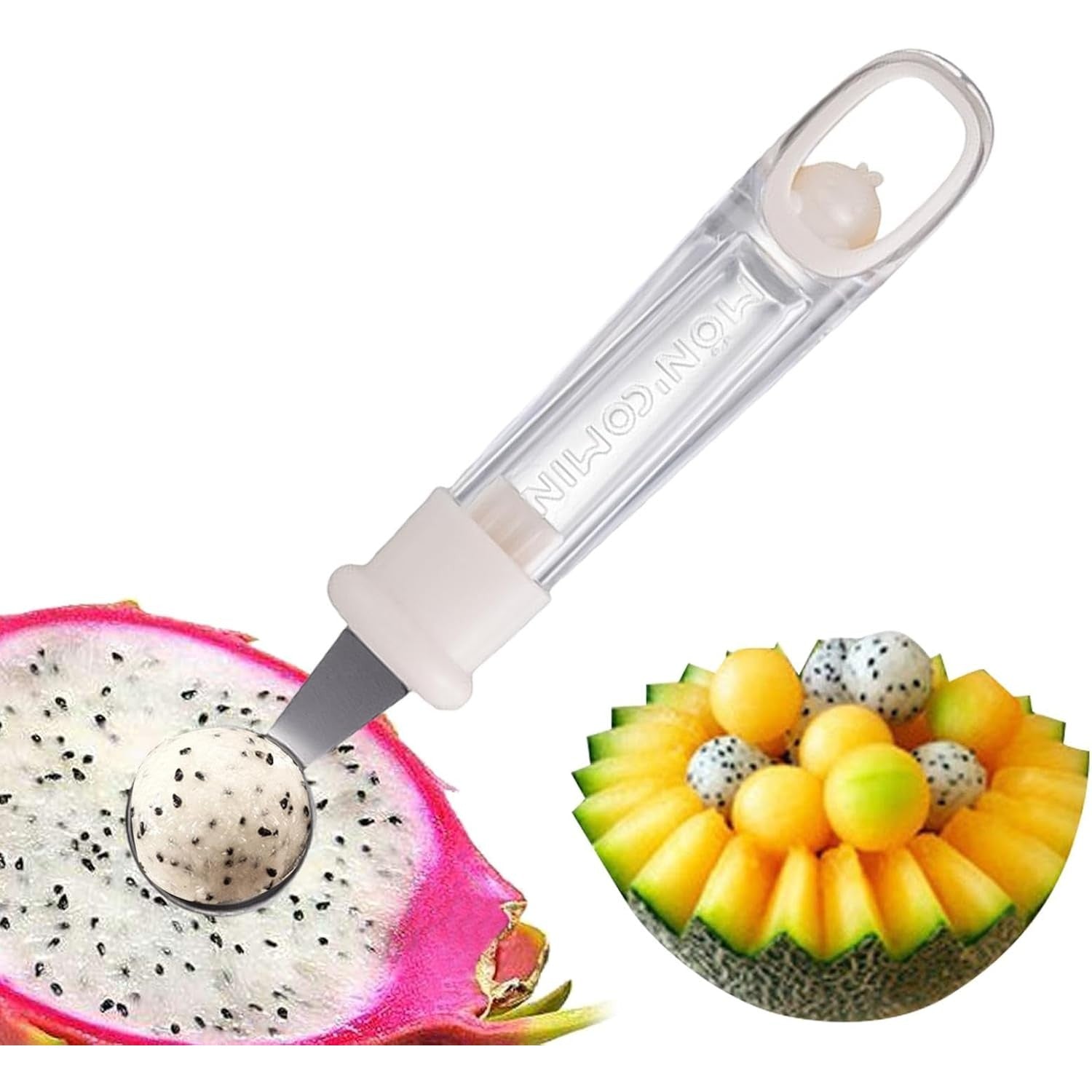 Lingura pentru Bile de Fructe, Flippy, Scobitor Fructe, Ustensila Multifunctionala pentru Fructe, Accesoriu de