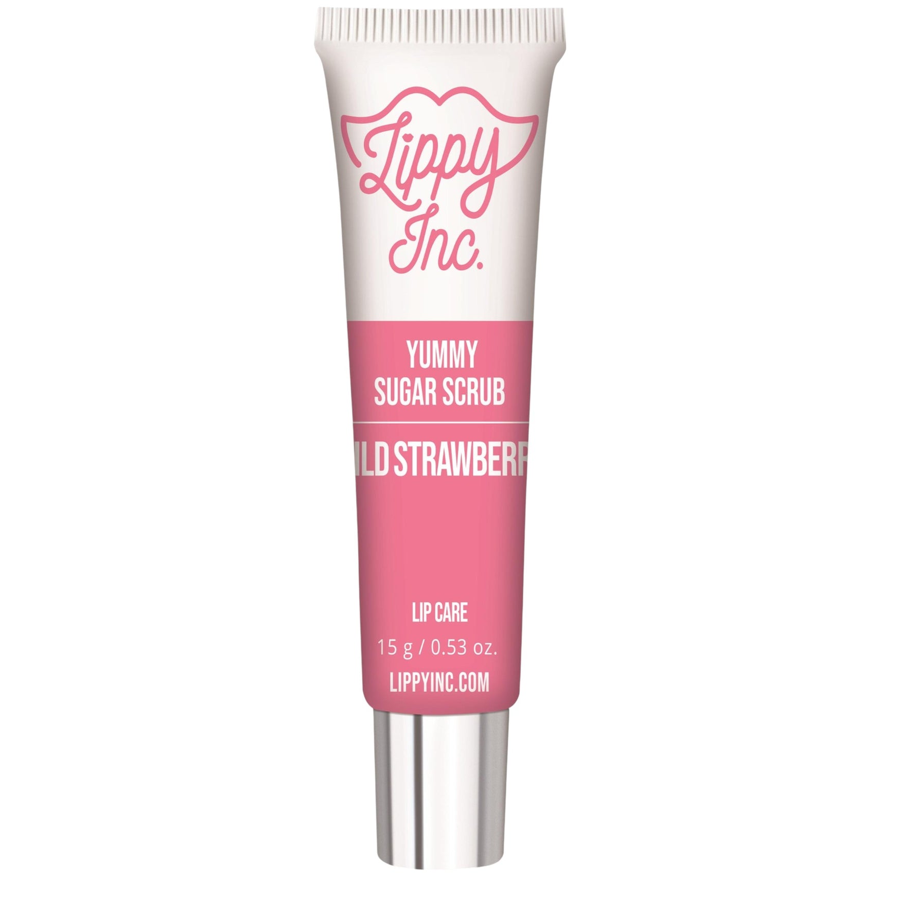 Lippy Inc., Yummy Sugar, Scrub de buze, Căpșună, 15 g