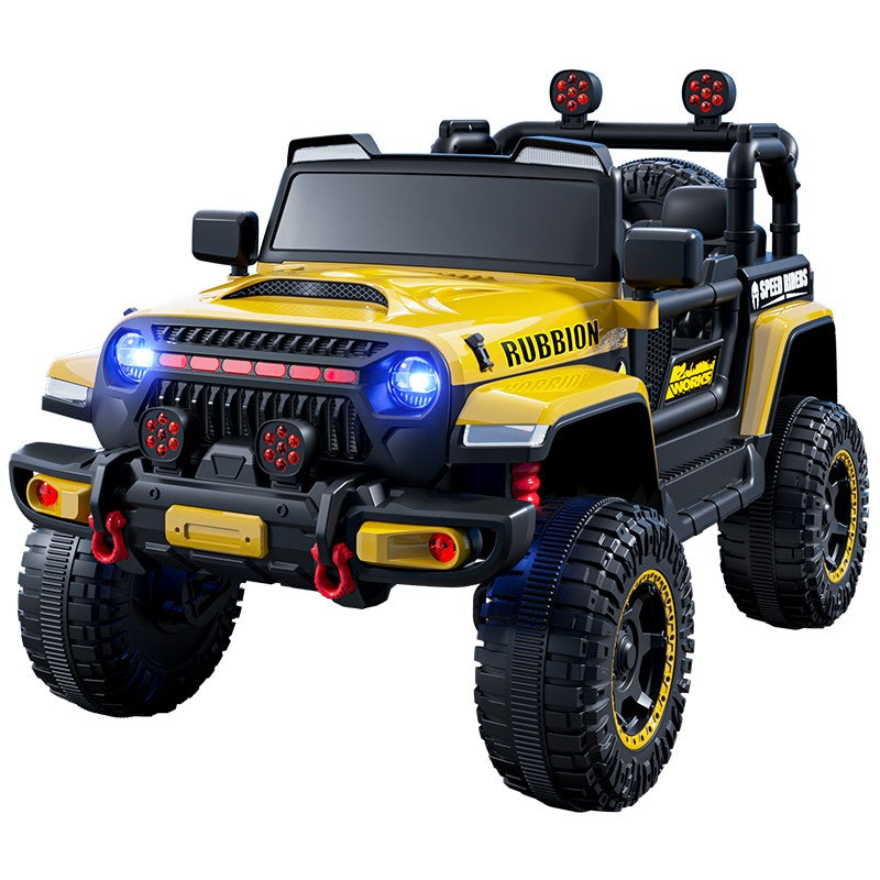 Masina Electrica pentru Copii, Flippy, Off-Road, Conectare Bluetooth, telecomanda, Tractiune Spate, Lumina