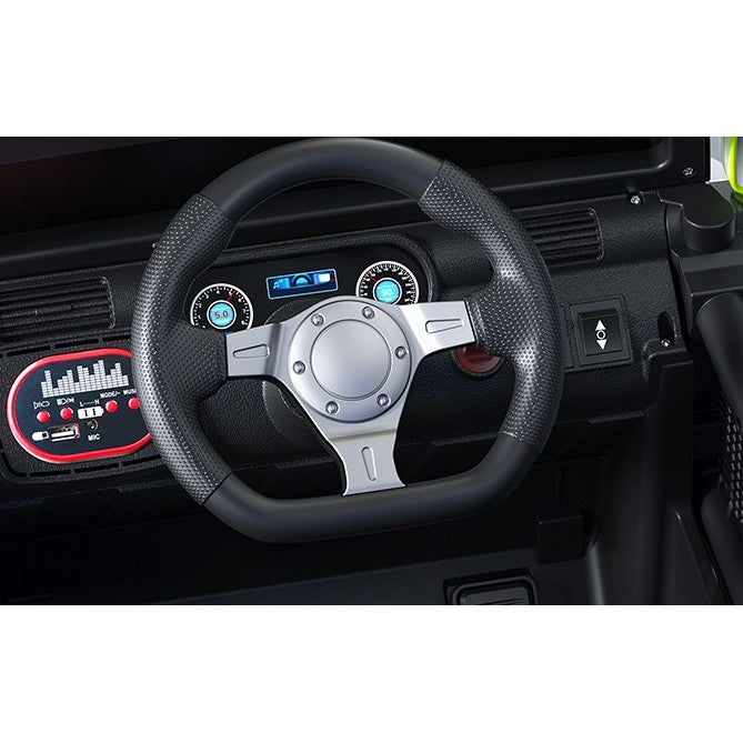 Masina Electrica pentru Copii, Flippy, Off-Road, Conectare Bluetooth, telecomanda, Tractiune Spate, Lumina