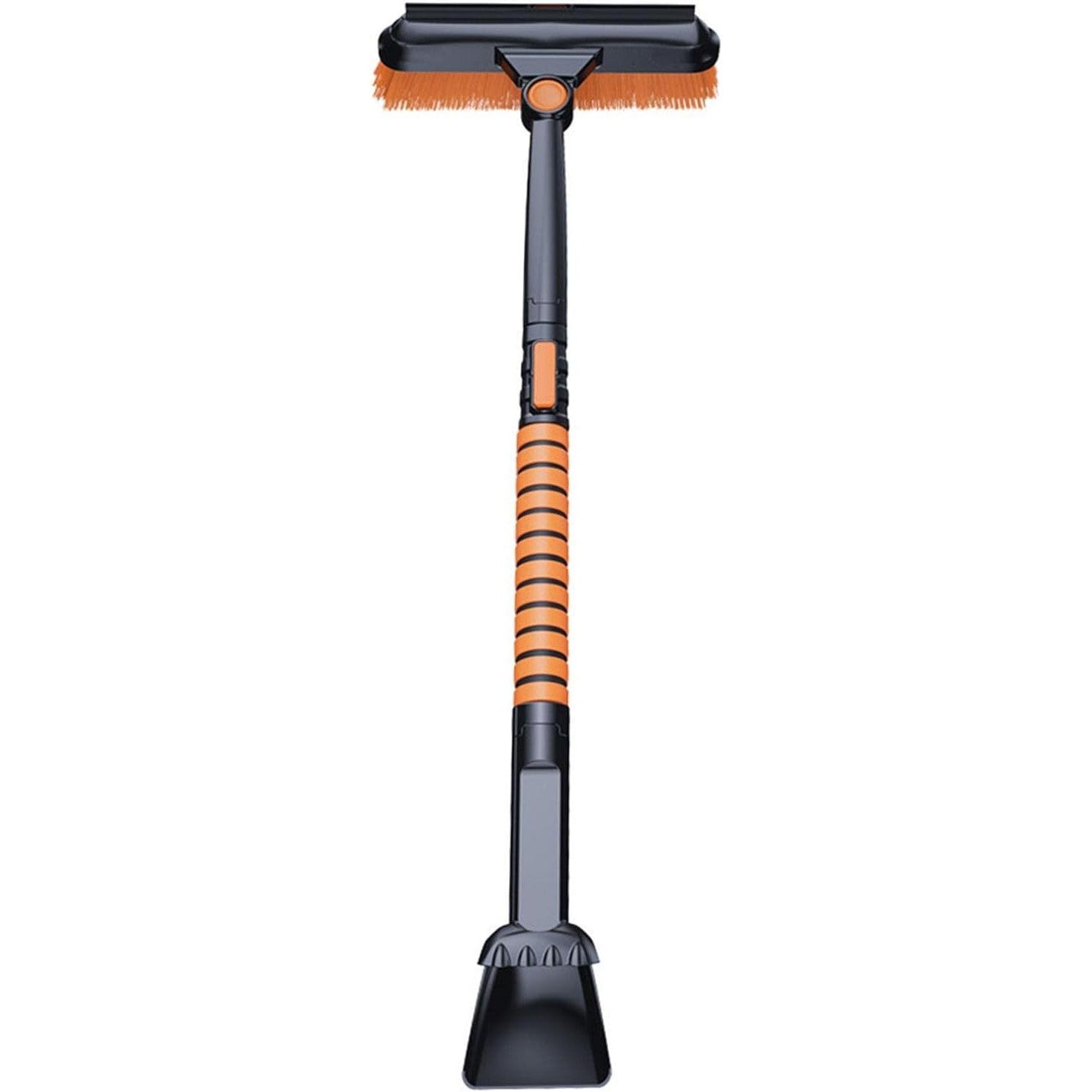 Perie si Racleta Rotativa 3 in 1, Flippy, Perie Auto pentru Zapada, Telescopica, Detasabila, Material Aluminiu si ABS,