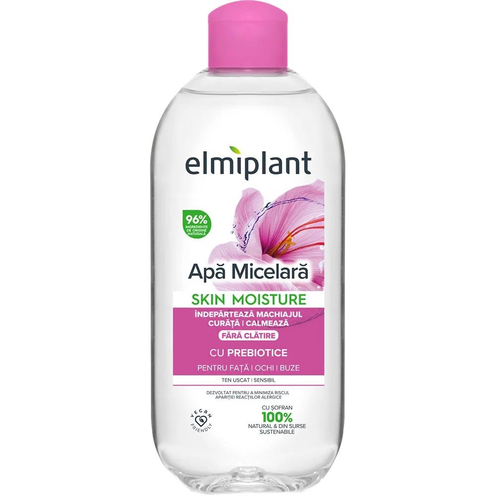 Apa Micelara, Elmiplant, Pentru Ten Uscat si Sensibil, 400 ml