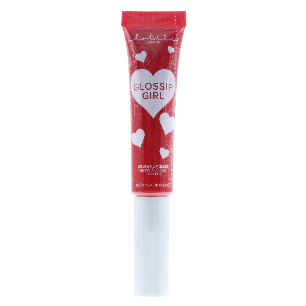 Lottie London, Gossip Girl, Acoperire completă, Luciu de buze, Ași, 8 ml