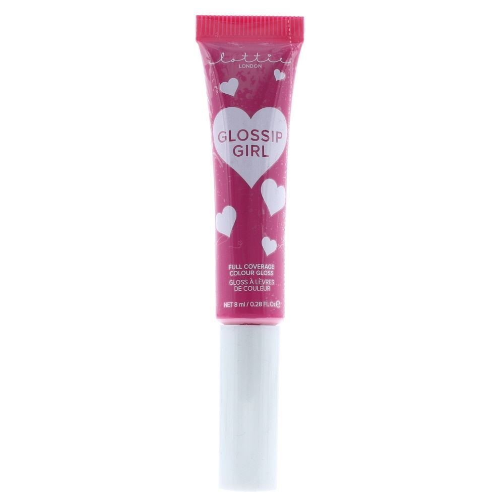 Lottie London, Gossip Girl, Acoperire completă, Luciu de buze, Hashtag, 8 ml