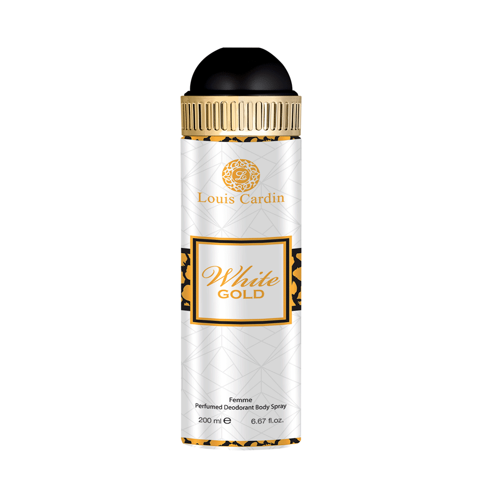 Louis Cardin, White Gold, Deodorant spray, Pentru femei, 200 ml