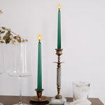Lumanare Decorativa, Flippy, pentru Masa, 25 cm, din Parafina, fara Fum, Ardere 7.5h, Verde