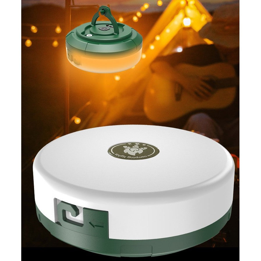 Lumină de camping LED încărcare USB, Flippy, șir colorat, pentru aer liber, cort, Distanta 10 metri, 1800mAH, 10.5x4.3