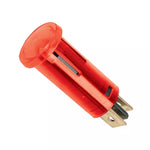 Lumina semnal 230V lumina rosie LED 39x12 mm terminal 6.3mm 07920PI