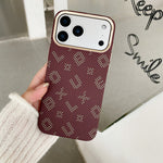 Carcasa Magnetica, Flippy, Compatibila Apple iPhone 17 Air, din Fibra de Carbon, Litere Fosforescente, Portocaliu