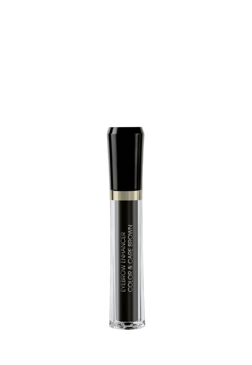 M2 Beaute, Eyebrow Enhancer Color & Care, Vegan, Creștere, Gel pentru sprâncene, Maro, 6 ml