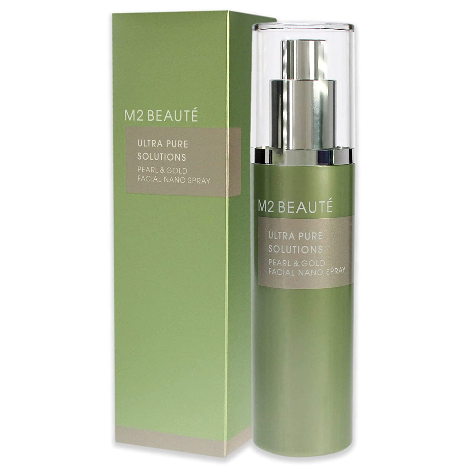 M2 Beaute, Ultra Pure Solutions, Aur, Iluminând, Spray de ceață, Pentru față, 75 ml - Olmarkt
