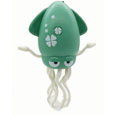 Caracatita Dansatoare, Flippy, +3 Ani, 3 Moduri, din ABS, Incarcare USB, cu Undita Inclusa, 12.6 x 7.6 x 20.7 cm, Verde