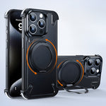 Husa de Protectie Compatibil cu iPhone 15 Pro Max, Flippy, Incarcare Wireless, Tehnologie Magsafe, Inel Magnetic