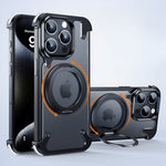 Husa de Protectie Compatibil cu iPhone 15 Pro Max, Flippy, Incarcare Wireless, Tehnologie Magsafe, Inel Magnetic