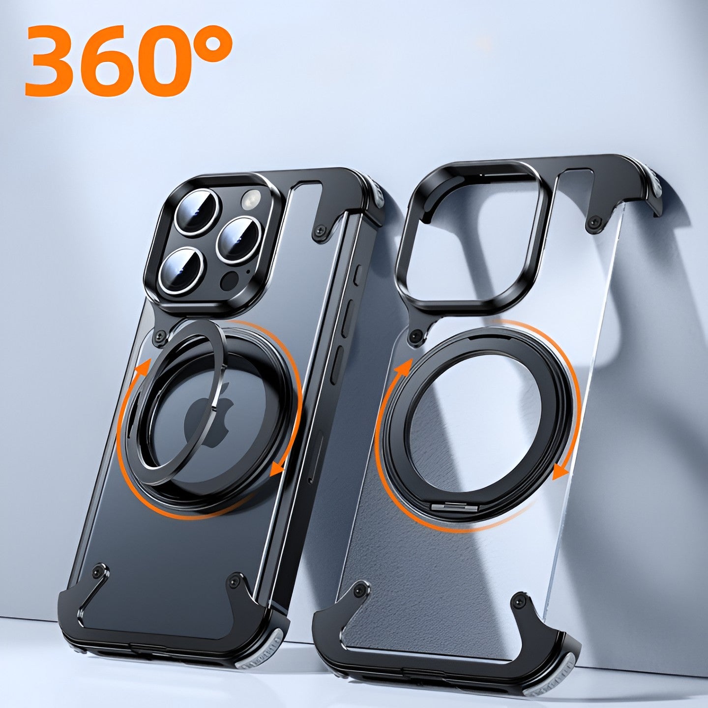 Husa de Protectie Compatibil cu iPhone 15 Pro Max, Flippy, Incarcare Wireless, Tehnologie Magsafe, Inel Magnetic