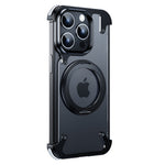 Husa de Protectie Compatibil cu iPhone 15 Pro Max, Flippy, Incarcare Wireless, Tehnologie Magsafe, Inel Magnetic