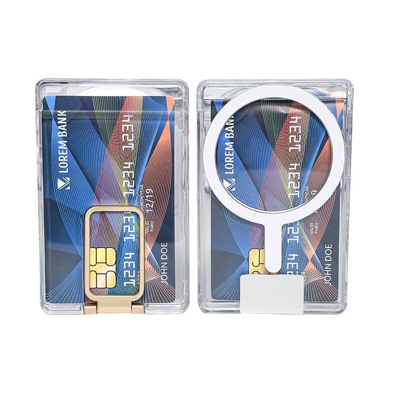 Husa pentru Carduri, Flippy, Compatibil cu Telefon Apple Magsafe, Accesoriu pentru Husa MagSafe, cu Suport Pliabil