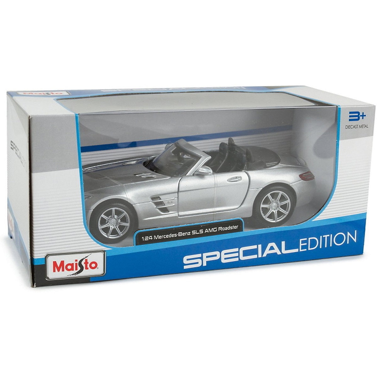 Maisto, Special Edition, Set de joacă cu mașini, Mercedes Benz SLS AMG Roadster, MAI31272, Pentru băieți, 3+ ani - Olmarkt