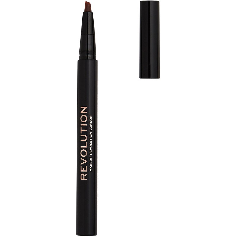 Makeup Revolution, Bushy Brow, Creion cremă pentru sprâncene, Maro mediu, 0.5 ml - Olmarkt