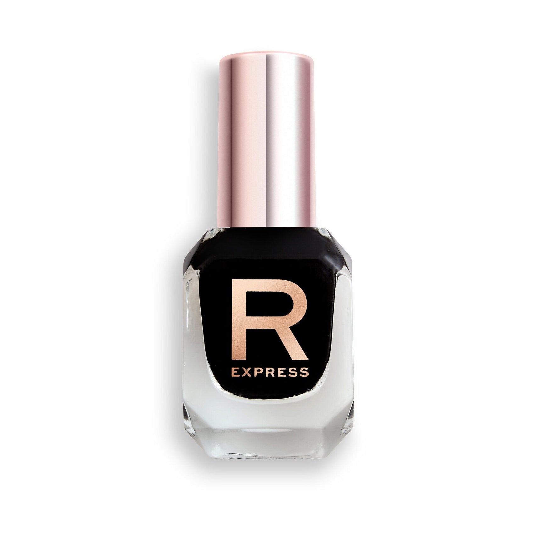 Makeup Revolution, Express, Lac de unghii, Negru miezul nopții, 10 ml - Olmarkt