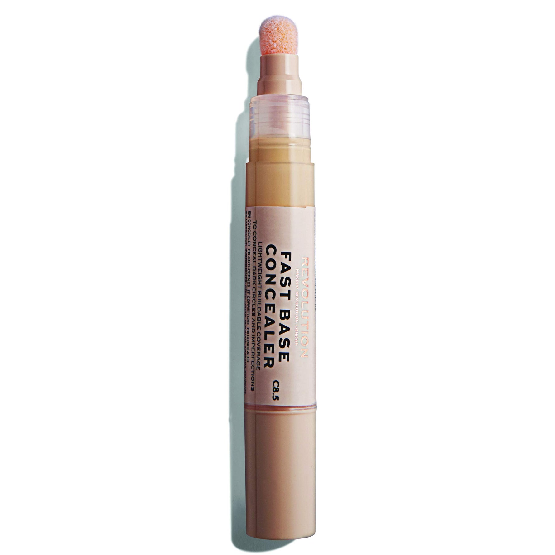 Makeup Revolution, Fast Base Concelear, Creion corector pentru cearcăne, C 8.5, 4.5 ml - Olmarkt
