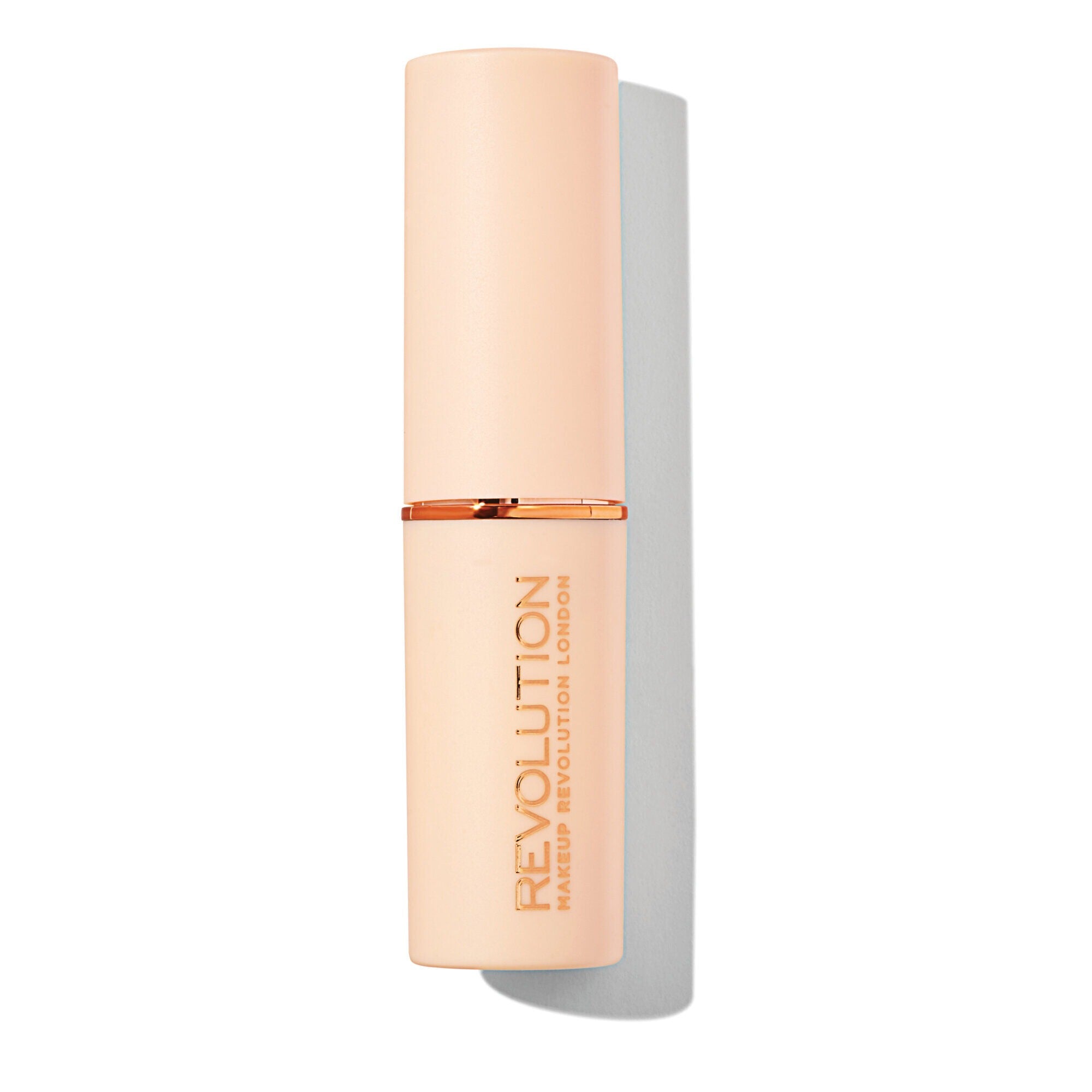 Makeup Revolution, Fast Base Concelear, Vegan, Baton de fond de ten, F 17, 10 g - Olmarkt