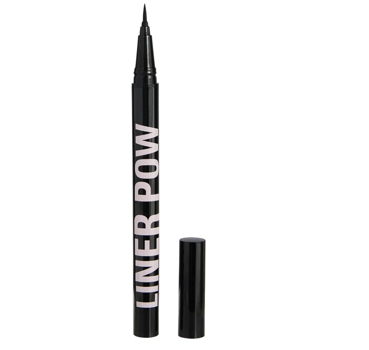 Makeup Revolution, Liner Pow, Precis, Tuș de ochi în gel, Negru, 0.5 ml