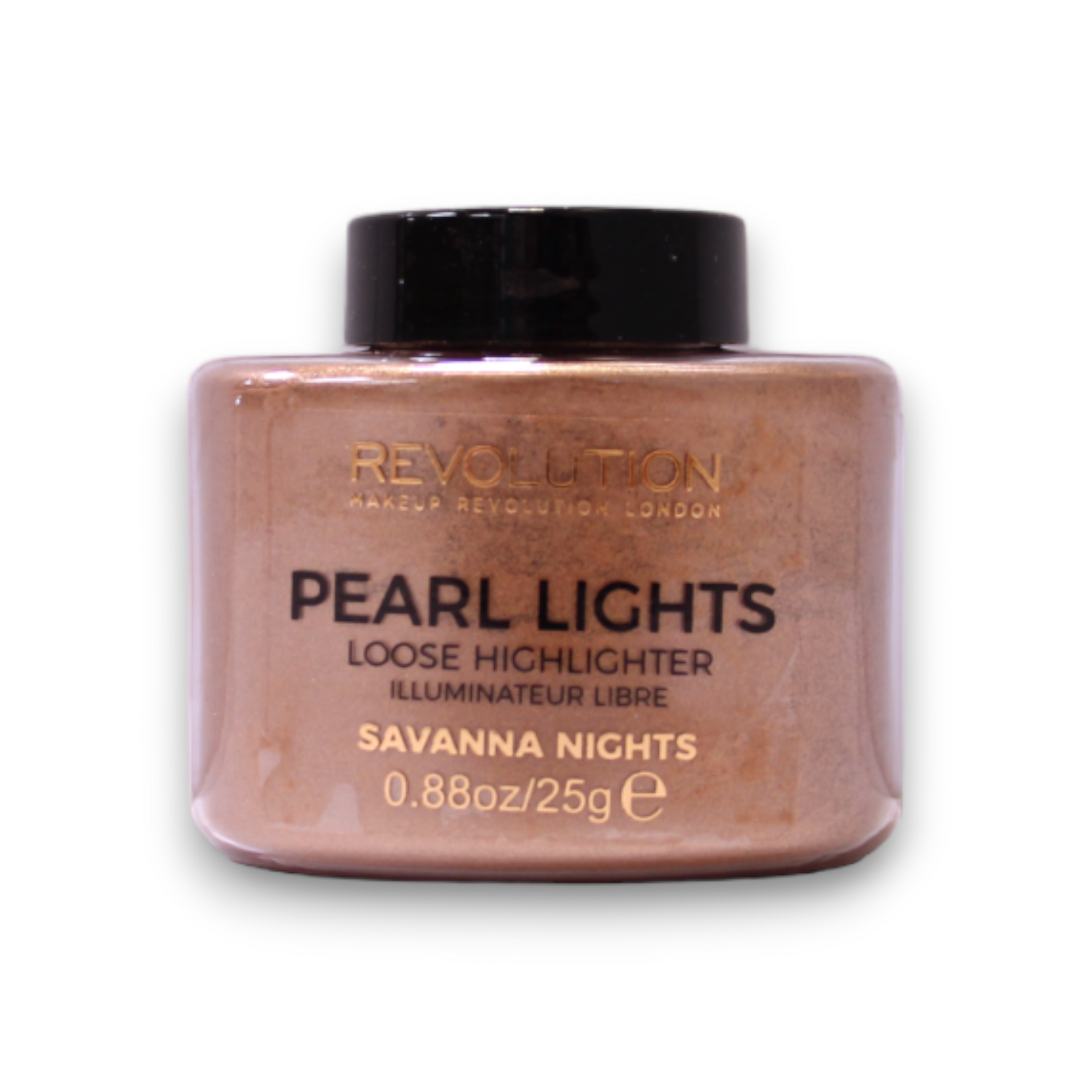 Makeup Revolution, Pearl Lights, Pudră iluminatoare liberă, Nopți în Savannah, 25 g - Olmarkt