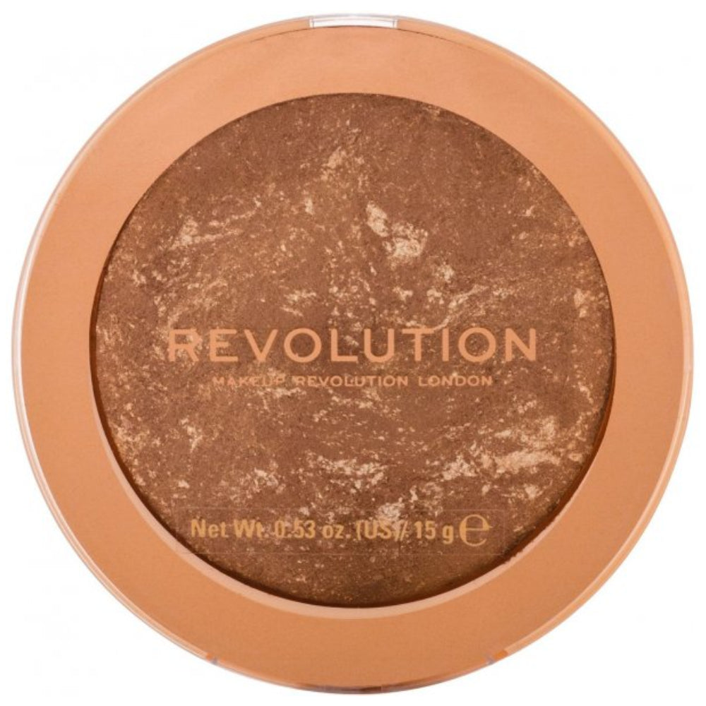 Makeup Revolution, Reloaded, Pudră compactă bronzantă, Ia-ți vacanță, 15 g