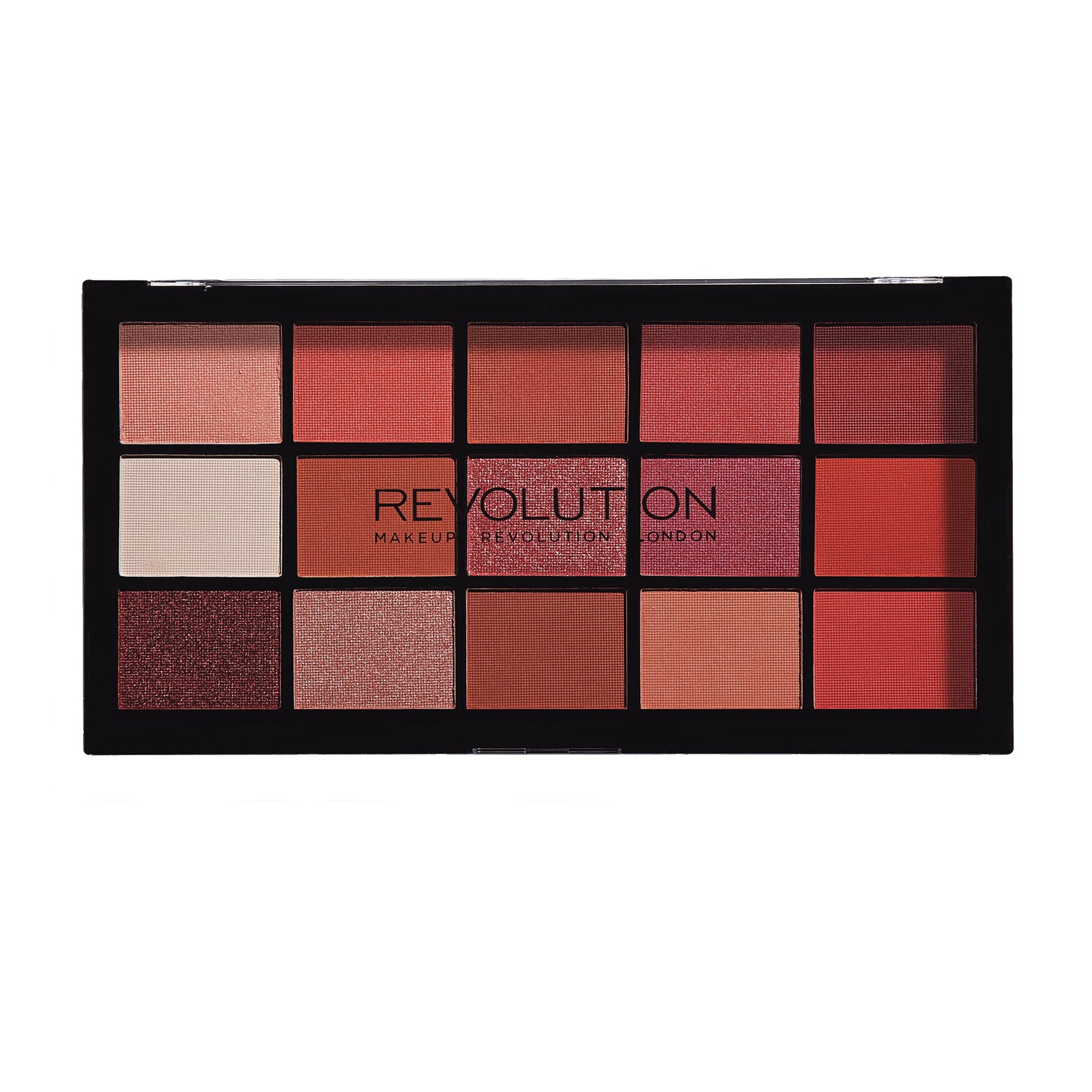Makeup Revolution, Reloaded Palette, Paletă de ochi, Neutrale, 15x, 1.1 g - Olmarkt