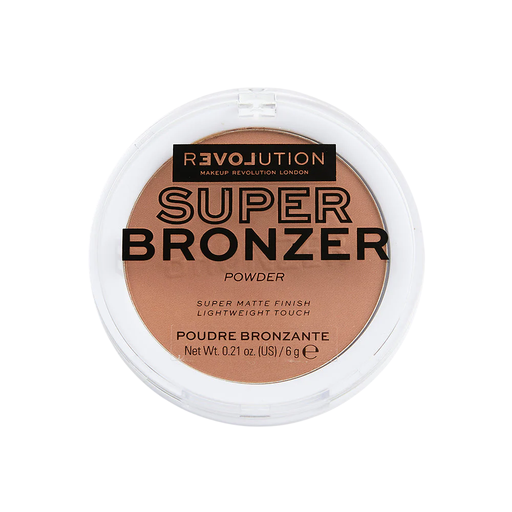 Makeup Revolution, Relove Super, Finisaj mat, Pudră compactă bronzantă, Deșert, 6 g