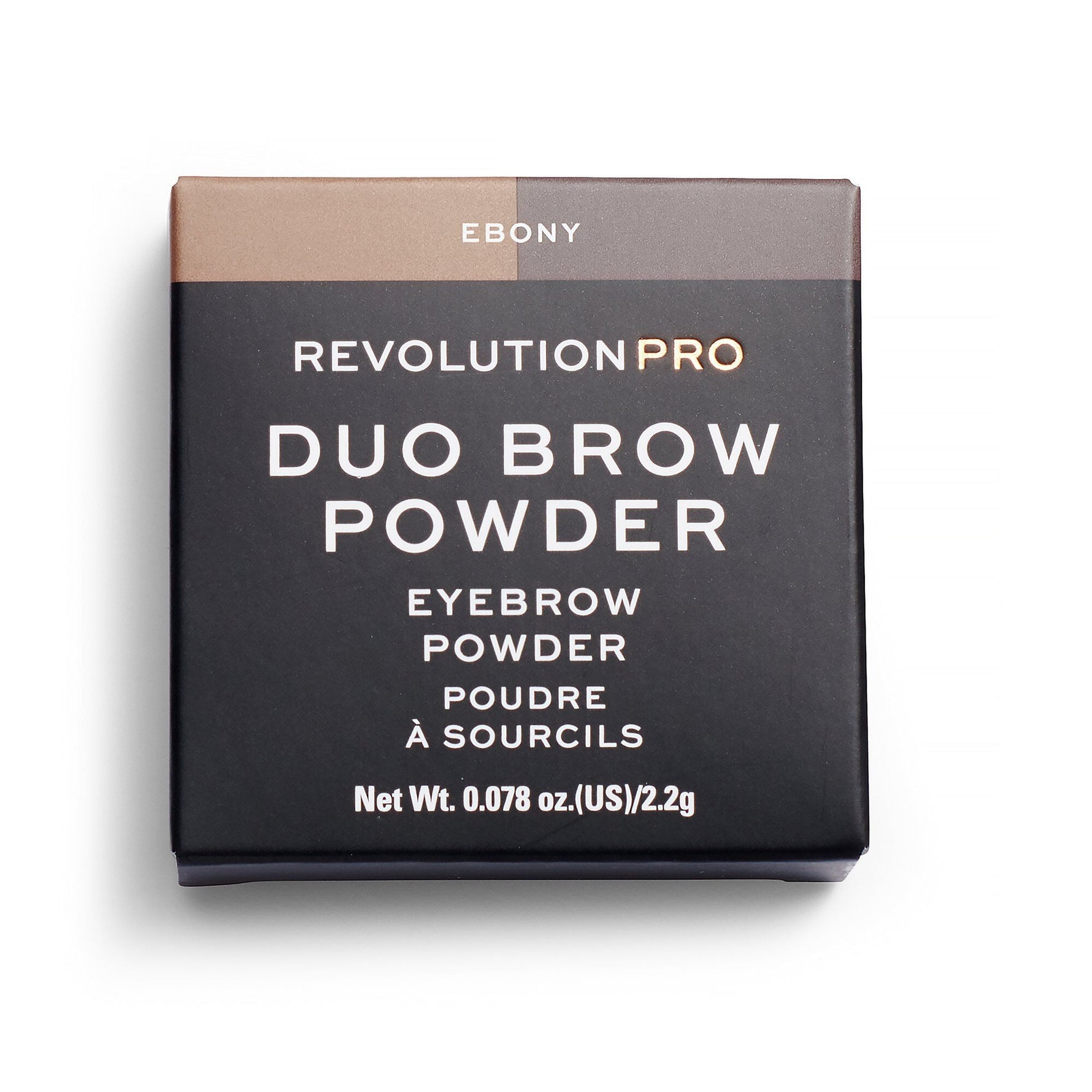 Makeup Revolution, REVOLUTION PRO, Vegan, Pudră pentru sprâncene, Abanos, 2.2 g - Olmarkt