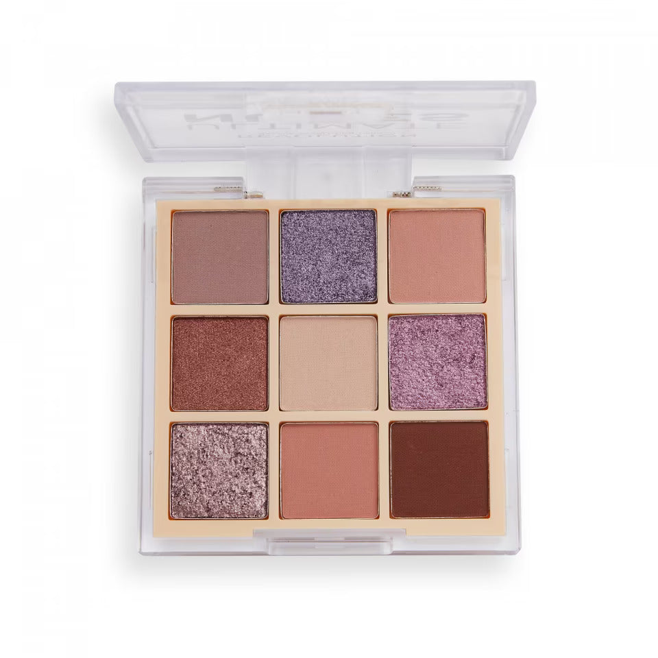 Makeup Revolution, Ultimate Nudes, Paletă de farduri de ochi, Lumină, 9 nuanțe, 8.1 g - Olmarkt