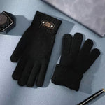 Manusi de Barbat, Flippy, Model Tricotat, Functie Touchscreen (ecran tactil), Material Acril, Manseta Elastica,
