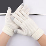 Manusi de Dama, Flippy, Functie Touchscreen (ecran tactil), Material Acril Tricotat, Manseta Elastica, Interior
