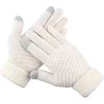 Manusi de Dama, Flippy, Functie Touchscreen (ecran tactil), Material Acril Tricotat, Manseta Elastica, Interior