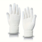 Manusi de Dama, Flippy, Functie Touchscreen (ecran tactil), Material Acril Tricotat, Manseta Elastica, Interior