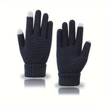 Manusi de Dama, Flippy, Functie Touchscreen (ecran tactil), Material Acril Tricotat, Manseta Elastica, Interior