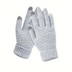 Manusi de Dama, Flippy, Functie Touchscreen (ecran tactil), Material Acril Tricotat, Manseta Elastica, Interior
