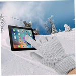 Manusi de Dama, Flippy, Functie Touchscreen (ecran tactil), Material Acril Tricotat, Manseta Elastica, Interior
