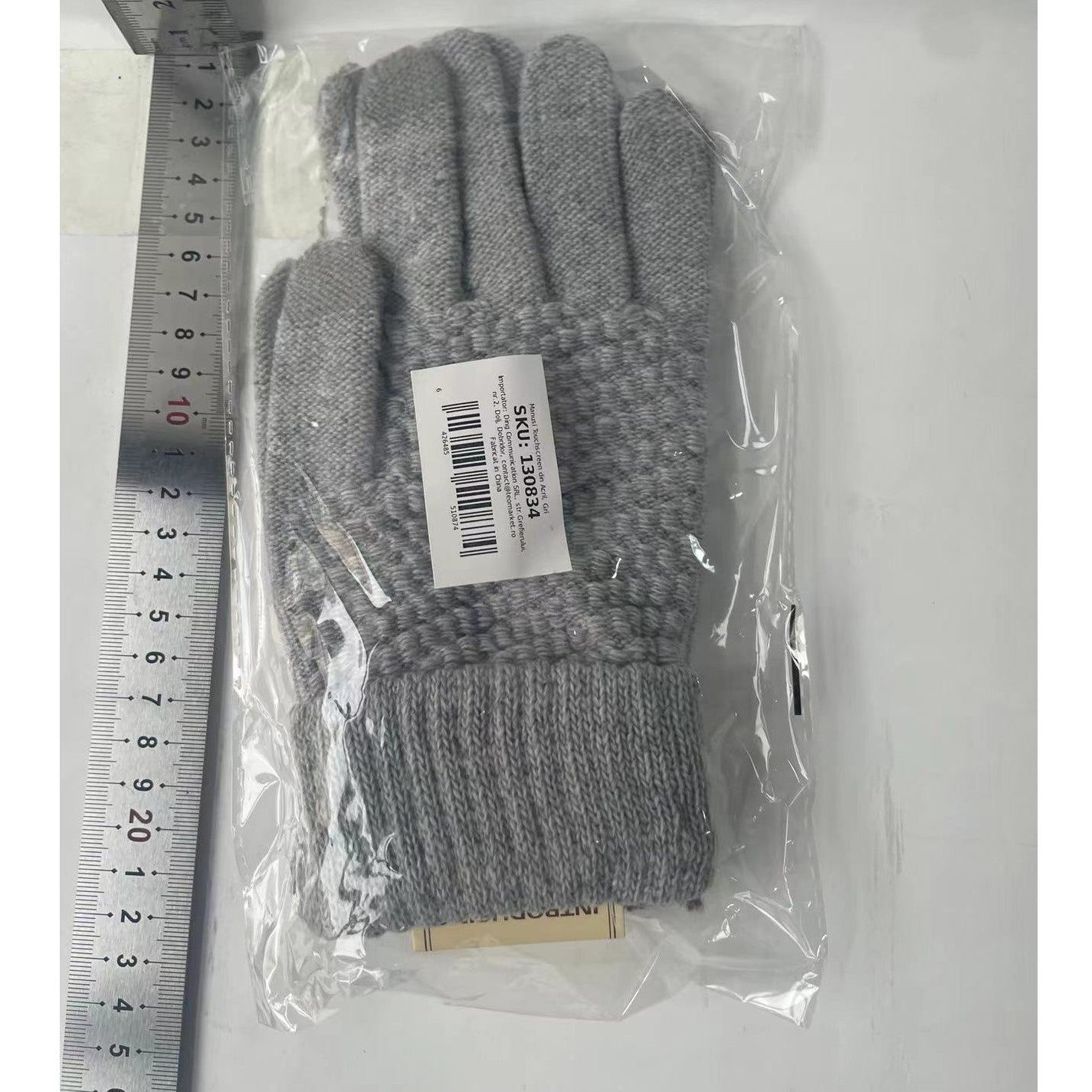 Manusi de Dama, Flippy, Functie Touchscreen (ecran tactil), Material Acril Tricotat, Manseta Elastica, Interior