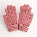 Manusi de Dama, Flippy, Functie Touchscreen (ecran tactil), Material Acril Tricotat, Manseta Elastica, Interior