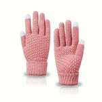 Manusi de Dama, Flippy, Functie Touchscreen (ecran tactil), Material Acril Tricotat, Manseta Elastica, Interior
