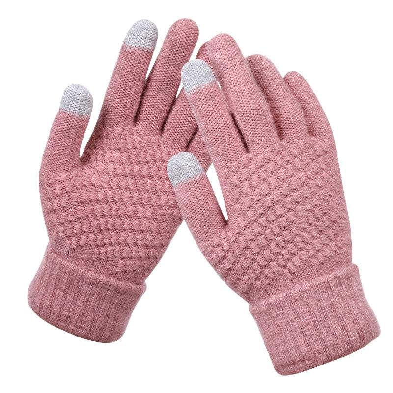 Manusi de Dama, Flippy, Functie Touchscreen (ecran tactil), Material Acril Tricotat, Manseta Elastica, Interior