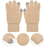 Manusi de Dama, Flippy, Functie Touchscreen (ecran tactil), Material Acril Tricotat, Manseta Elastica, Interior