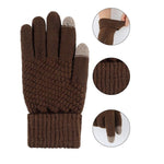 Manusi de Dama, Flippy, Functie Touchscreen (ecran tactil), Material Acril Tricotat, Manseta Elastica, Interior